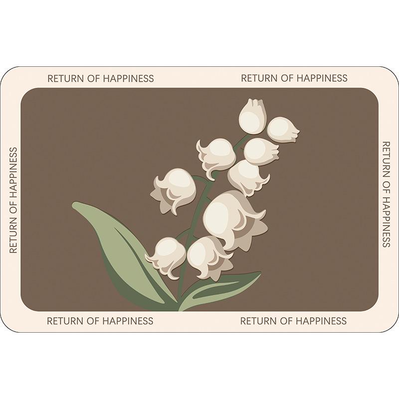 Минималистичный Впитывающий Коврик для Ванной Комнаты из Диатомита - Легко Чистится, Устойчивый к Грязи Туалетный Коврик