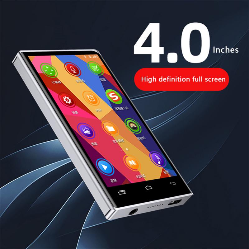 Mp4 Player High Fidelity Lossless Sound Quality Hd Noise Reduction Recording 4.0 Inch Full Touch Screen High-fidelity Speakers