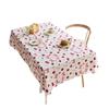 Premium Tablecloth Waterproof Anti-Scald Printed Tablecloth Pastoral Rectangular Multi-Use Wipeable Picnic Mat Table Fabric