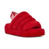 UGG Шлепанцы Fluff Yeah Slide Ribbon Красные Женские 1095119-RBRD