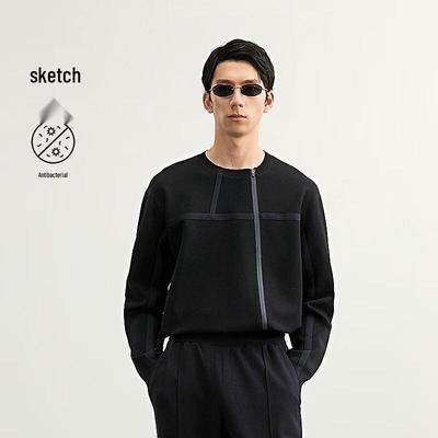 CROQUIS Мужской свитер H-силуэта с круглым вырезом 9P2310830