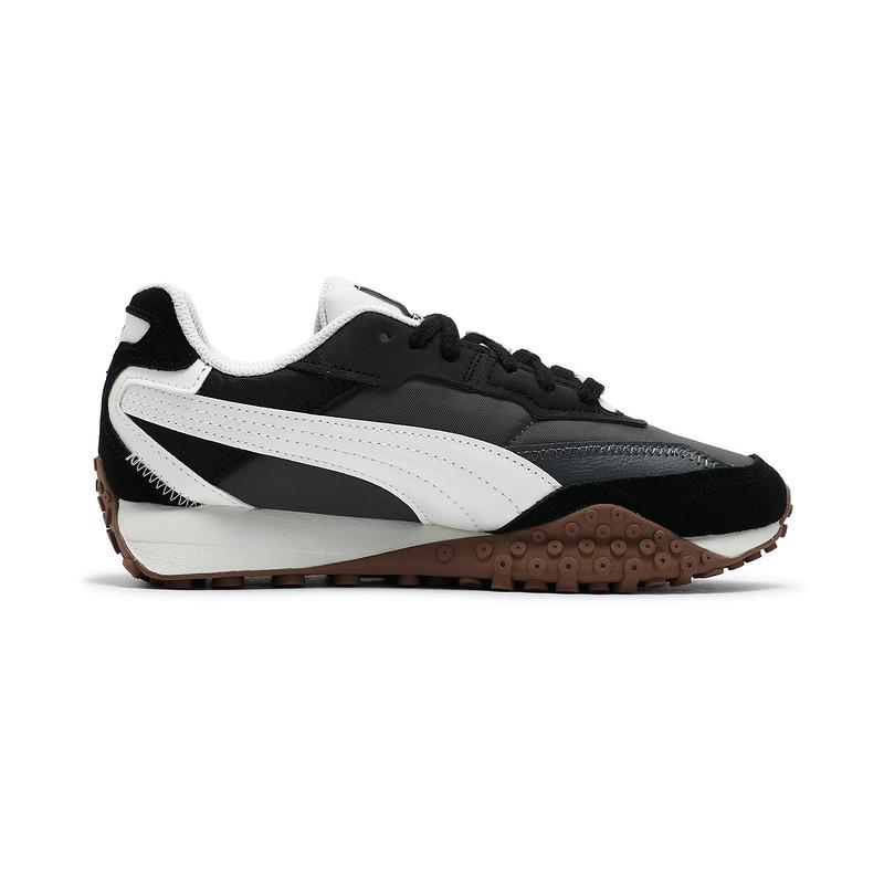 Puma Blktop Rider Neo Vintage Удобные Универсальные Прочные Низкие Повседневные Кроссовки Унисекс Черный Серый Белый 39315106
