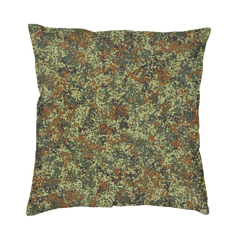 US Military Woodland Camo Pattern Cushion Covers xcm Velvet Camouflage Pillow Case Sofa Pillowcase Living Room Decoration