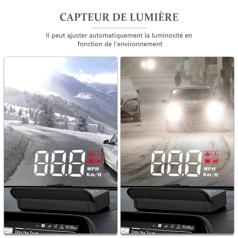 LANGJING M3 OBD2 GPS Head-Up Display Автоэлектроника HUD Проектор Цифровой Автомобильный Спидометр Аксессуары Для Всех Автомобилей