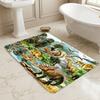Dinosaur World Living Room Nonslip Area Rug Soft Carpet For Bedroom Game Playroom Sofa Office Home Decor Doormat Christmas Gift C926104