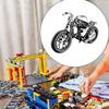 117x Металлическая модель мотоцикла Набор для строительства Игрушки своими руками