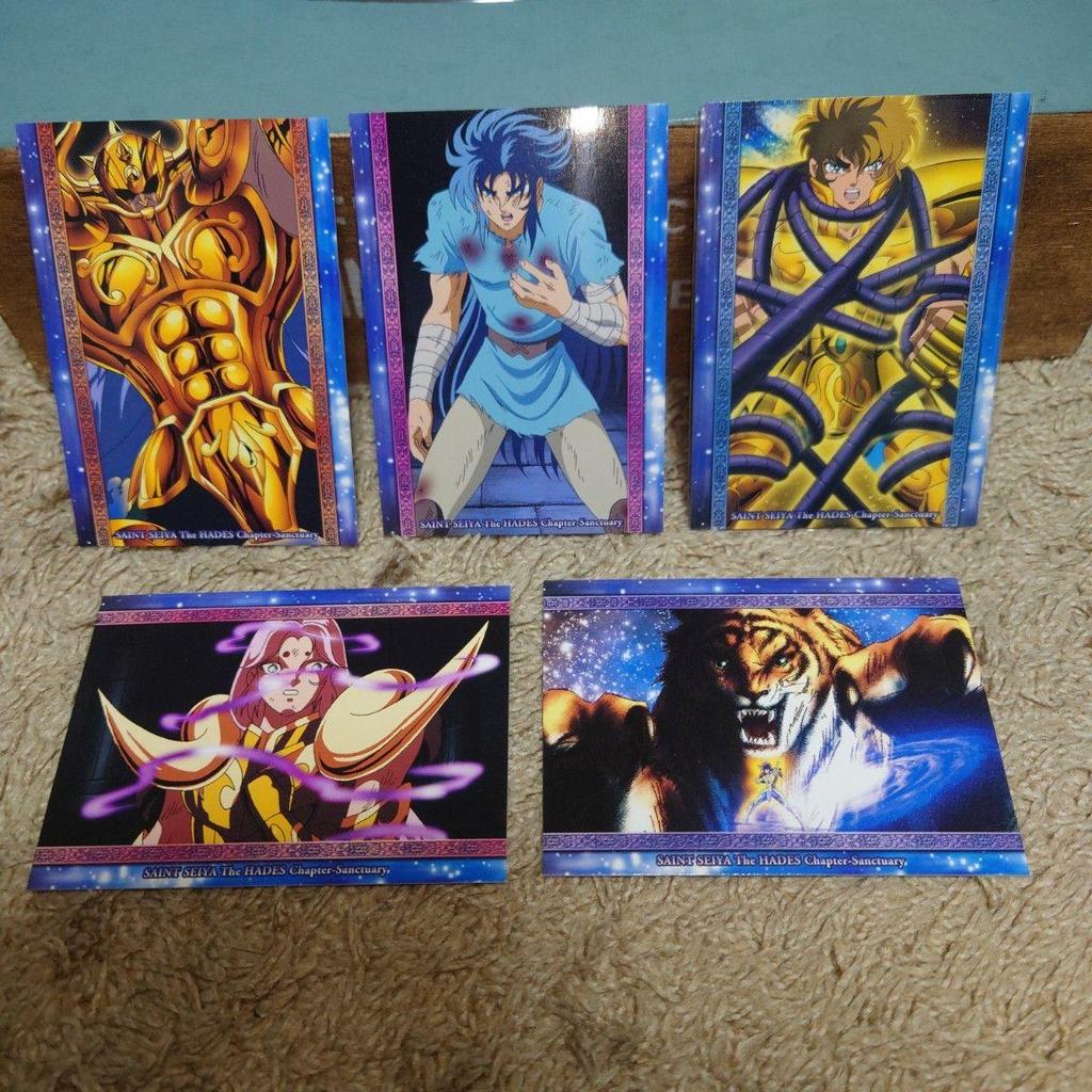 Б/у Карточки Saint Seiya Hades Zodiac Edition 5 штук
