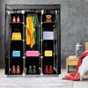 Nyana Home Fabric Dressing Room with Zipper Doors Measures 170x130x45cm