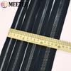 Meetee 1-5 метров 3# 5# 8# 10# 15# Пластиковая молния Черная непрерывная молния на метр Застежка-молния для пуховика Ремонтный швейный материал
