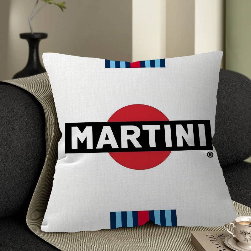 Classic Cocktail MMartini Racing Pillow Covers Cartoon Sofa Decorative Home Doublesided Printing Short Plush Cute Cushion