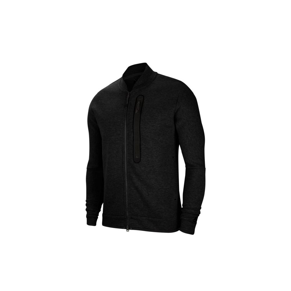 Nike Мужская куртка на молнии из флиса Tech Fleece Черная CZ1797-010