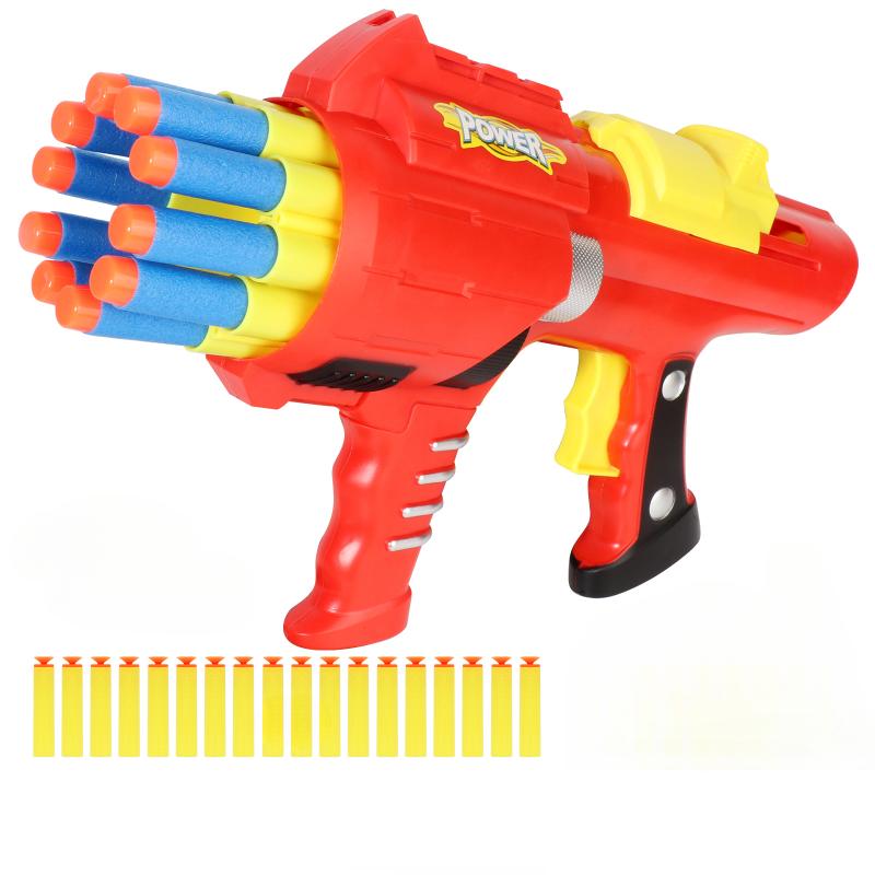 Manual Rapid Fire Toy Gun Soft Bullet Gun Air Foam Blaster Kids Indoor Outdoor Shooting Sports Family Interactive Game Boys Gift
