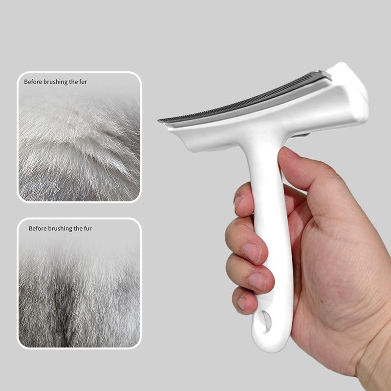Pet Hair Removal Comb Macaron Simple Pet Hair Removal Knife Hair Removal Comb Curved Pet Dog Hair Removal Comb