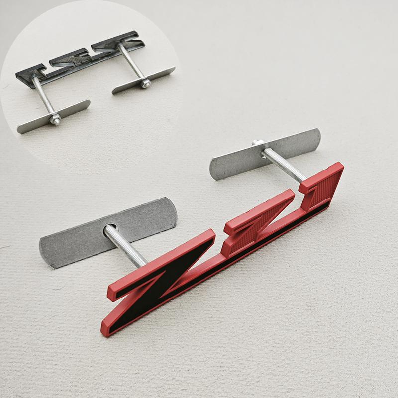 3D Metal Logo Z71 Emblem Car Front Grille Badge Trunk Sticker For Chevrolet Tahoe Colorado Cheyenne Chevy Silverado Accessories