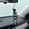 Creative Funny 3D Printed Skull Skeleton Car Rearview Mirror Hanging Ornament Halloween Decoration