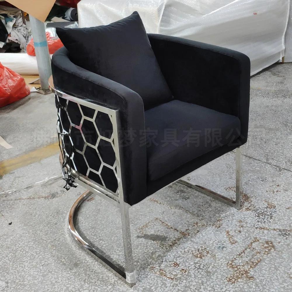 Стулья для гостиной в скандинавском стиле, тканевое легкое роскошное одноместное кресло для отдыха, мебель для гостиной, простое удобное кресло со спинкой