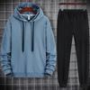 Pullovers Men's Sets Two Piece Casual Zipper Jacket + Pants Harajuku Sport Suit Spring and Autumn Tracksuit Sportswear