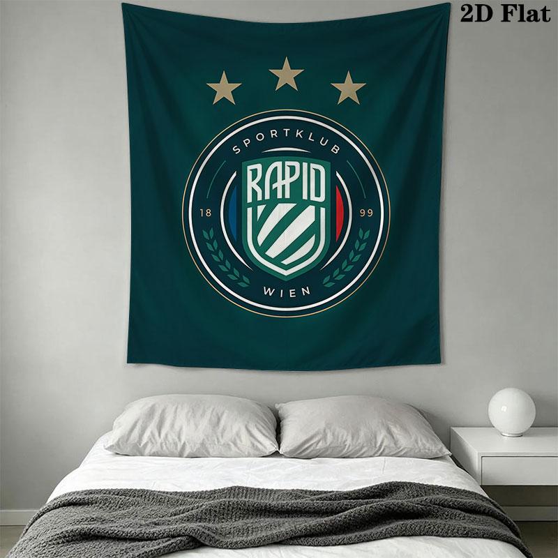 Rapid Vienna team Wall Hanging Printed Fabric Blanket Decorative Tapestries for Bedroom Living Room Home Decor