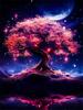 5D Diy Diamond Painting Tree Embroidery Mosaic Fantasy Landscape Full Square Round Home Decor