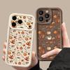 Мини Чехол для телефона с узором тыквы для iPhone 17 16e 15 16 Pro Max 14 16 Plus для iPhone Air 13 12 Pro Max 11 Мягкий силиконовый чехол
