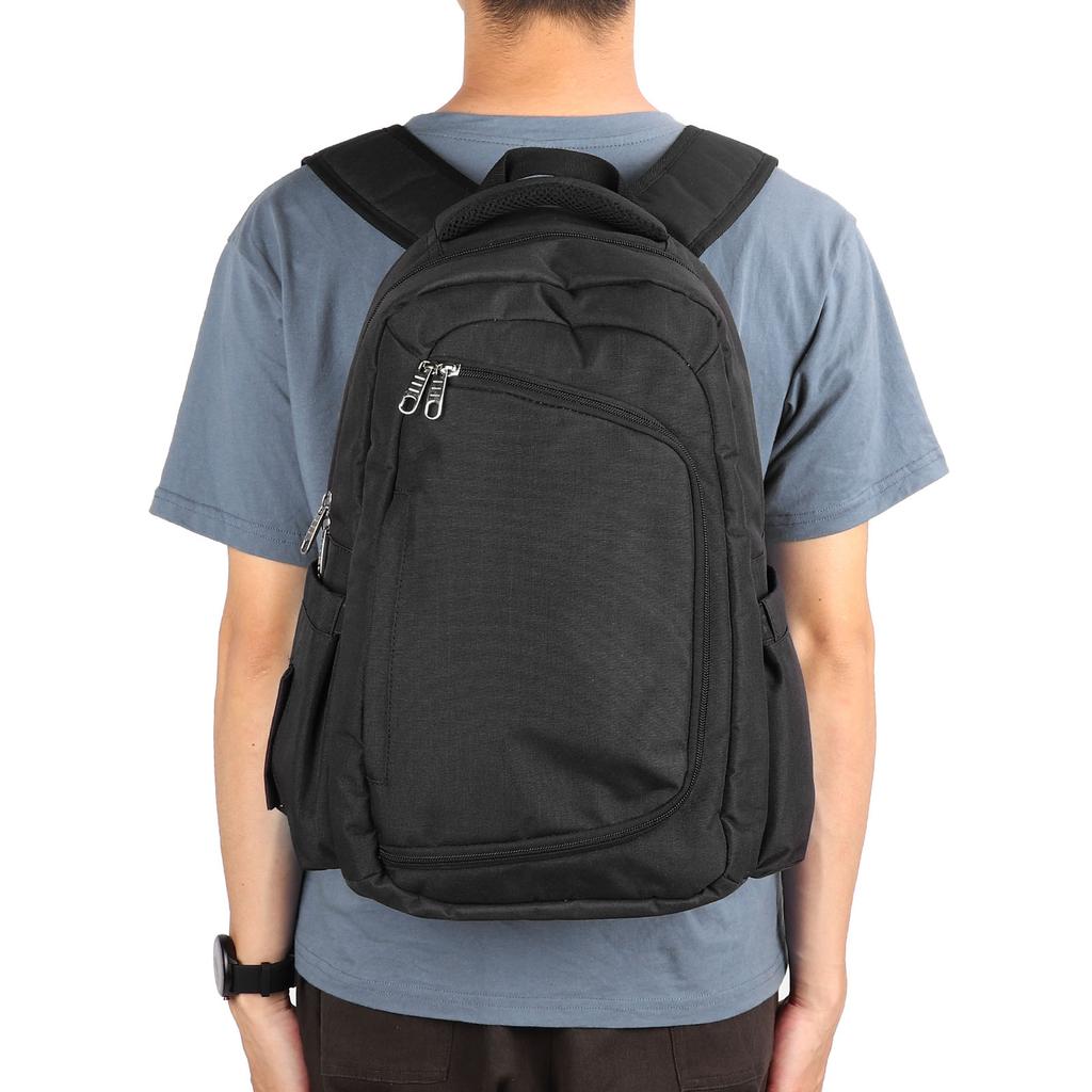 Большая вместительная сумка для подгузников, многофункциональная сумка для бутылочек из ткани Оксфорд, дорожный рюкзак для подгузников(черный )