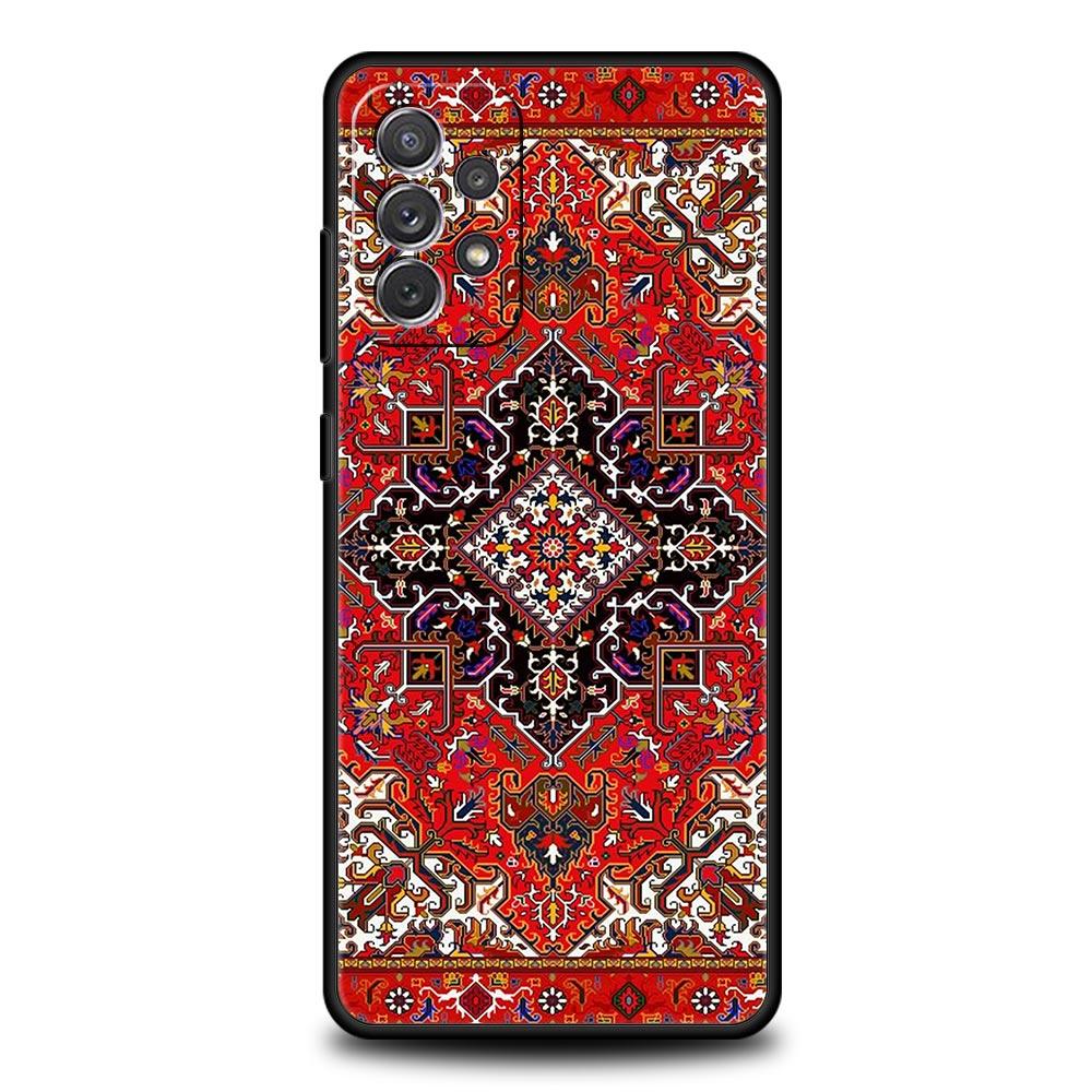 Чехол с персидским цветочным узором для Samsung A51 A71 A21S A11 A15 A25 A31 A41 A23 A33 A53 A73 A03S A05S A13 5G A35 A55