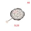 Sl25/Sl28/Sl68 Quartz Watch Movement Replacement 3 Hands Bilingual Dual Calendar Watch Repair Accessories For Watchmaker