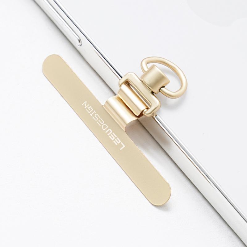 LEEU DESIGN Slim Phone Tether Tabs Anti-Lost 360-Degree Rotating Metal Safety Patch for Phone Case Lanyard