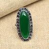 Созданный в лаборатории изумрудный драгоценный камень ручной работы из стерлингового серебра 925 пробы красивое кольцо