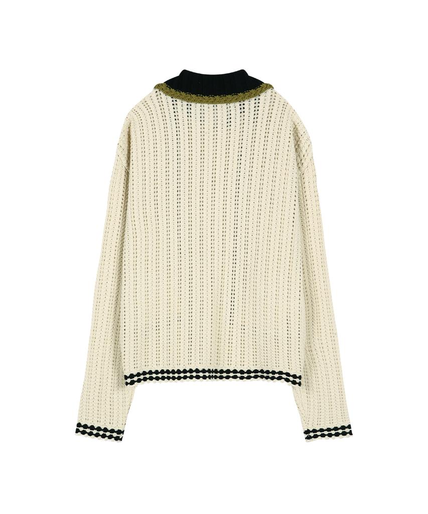 Adsb Andersson Bell Unisex New Fantasia Collar Cardigan Atb1414U(Ecru)