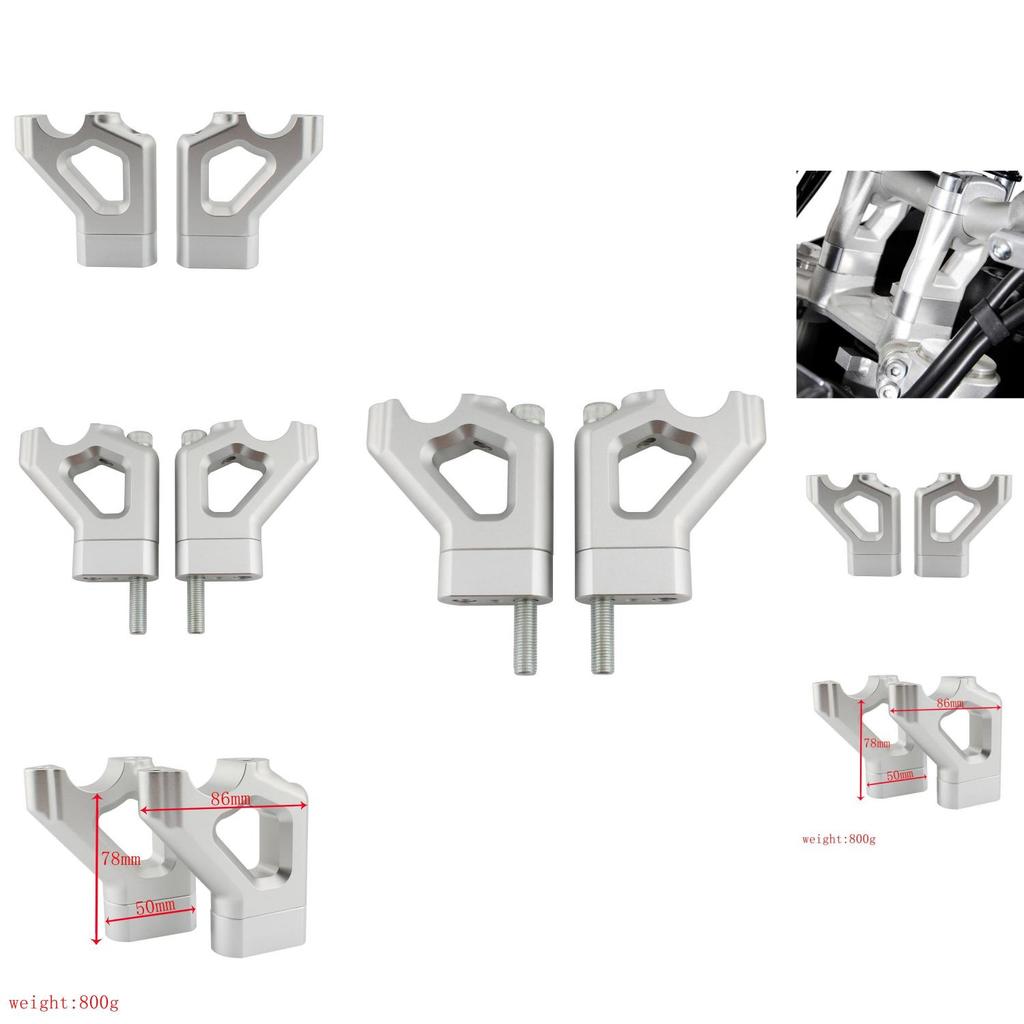 Premium Handlebar Relocation Risers For Triumph Tiger 900 850 And Explorer 1200 Xrx