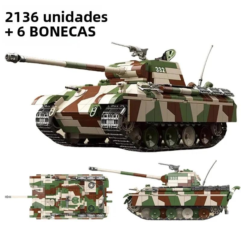 1322 детали, Тяжелый танк Армии США T26E4 Super Pershing, Строительная масштабная модель, Блочные кирпичи Военная техника для взрослых коллекционеров, Рождественский подарок