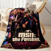 Lionel Messi Cristiano Ronaldo Football Legend Blanket Soft Warm Cozy Suitable For Picnics Chair Bedding Four Seasons Universal Warmthful Decor