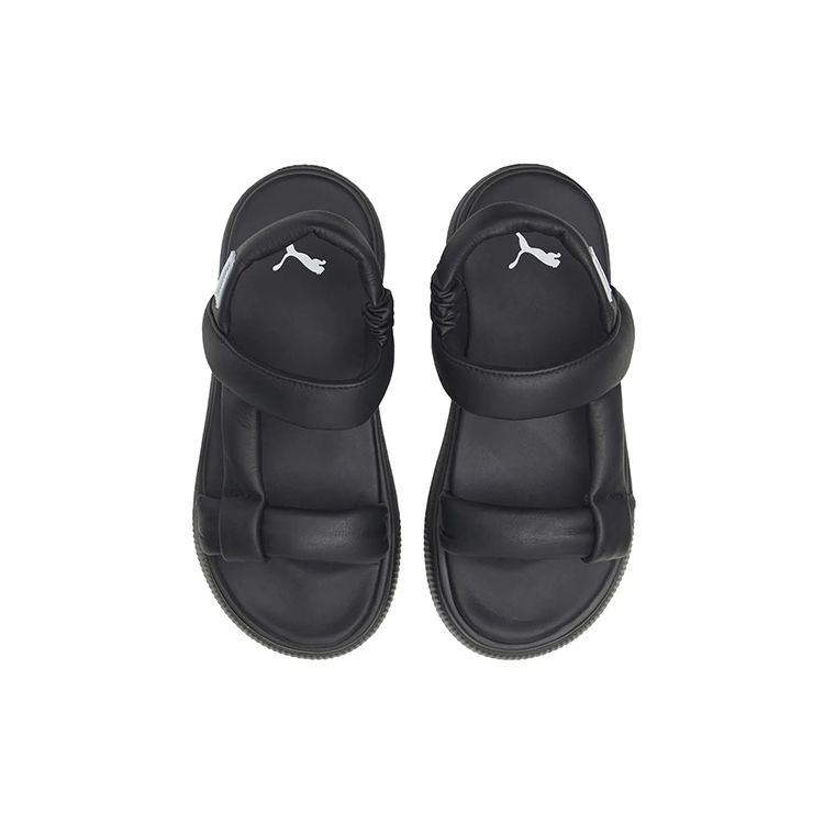 Puma Замшевые сандалии Mayu Summer на платформе Черные женские кроссовки Белые 383379-02