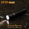 EF09 IP65 Аккумуляторный фонарик EDC Светодиодный фонарь для наружного освещения для кемпинга / ночной прогулки с индикатором питания