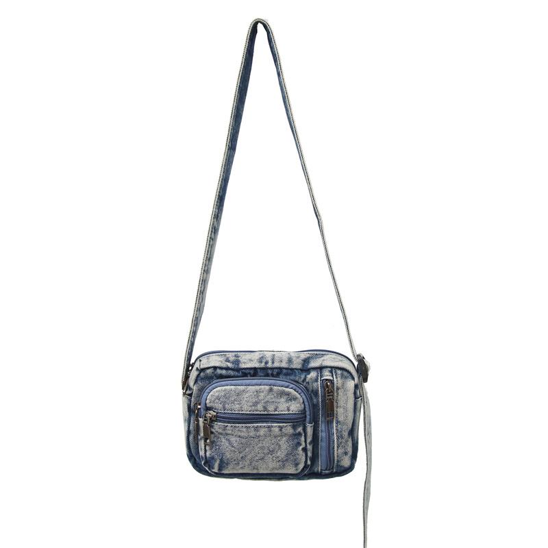 Джинсовая сумка женская спортивная сумка через плечо мужская мини-сумка для мобильного телефона
