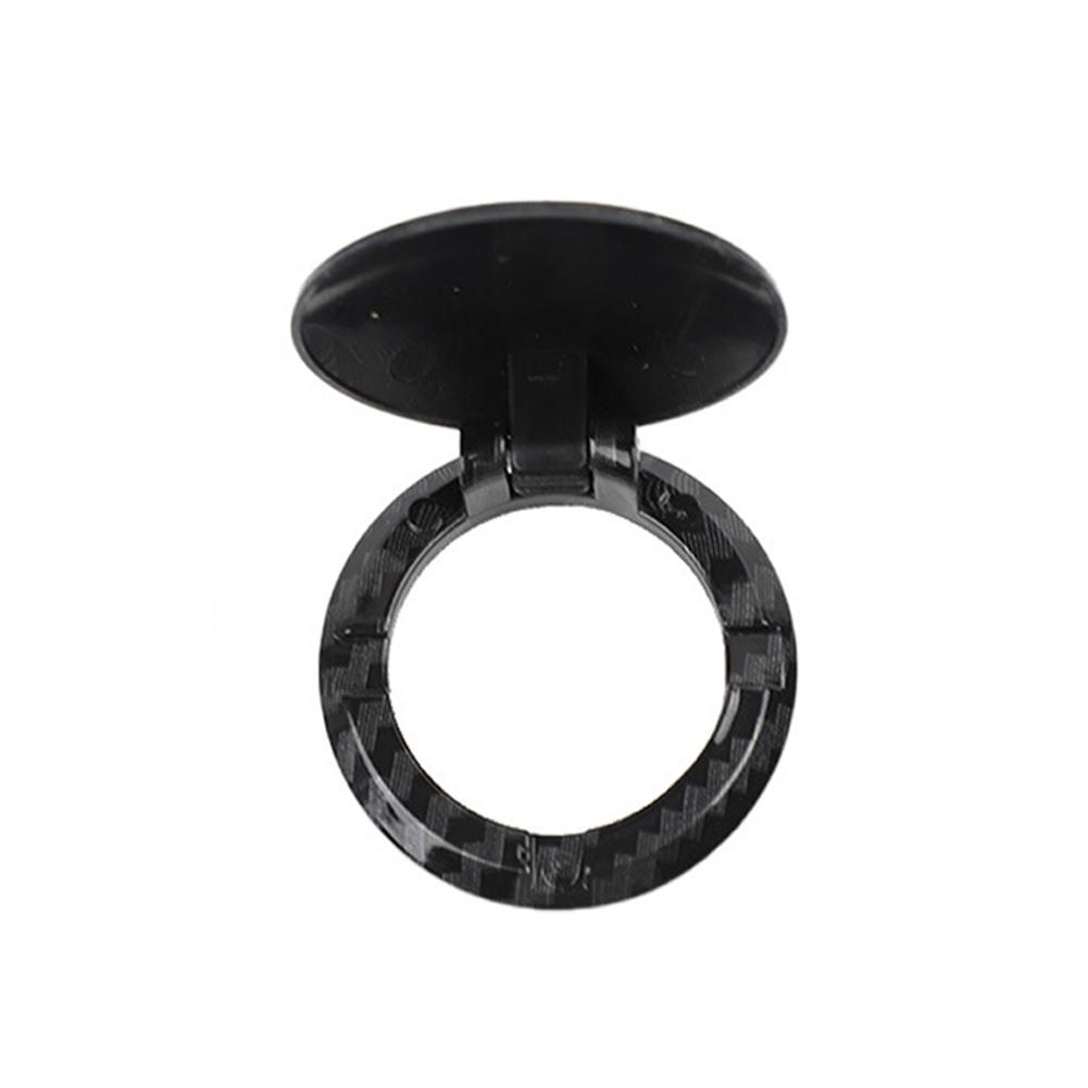1PC Carbon Fiber Engine Start Button Cover Ignition Switch Protector Interior Decoration & Scratch Protection