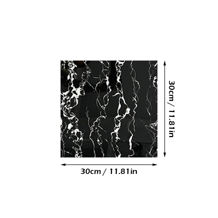 5-20pcs 30x30cm Waterproof Wall Stickers Kitchen Decoration Bedroom Adhesive Wallpaper Livingroom Wall Panels Room Home Decor