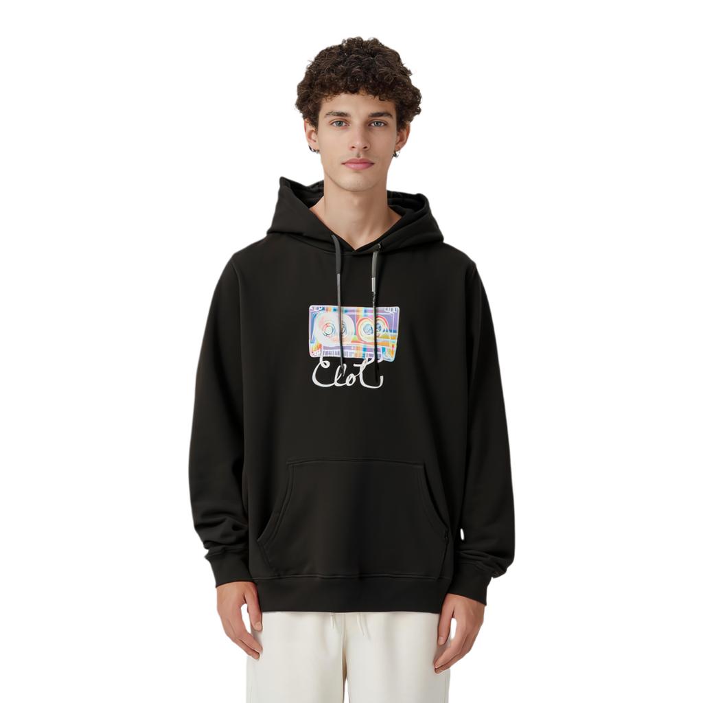 CLOT Life Is A Game Series Sweatshirts Unisex Black Hooded Moderate Regular CLHD24F30007