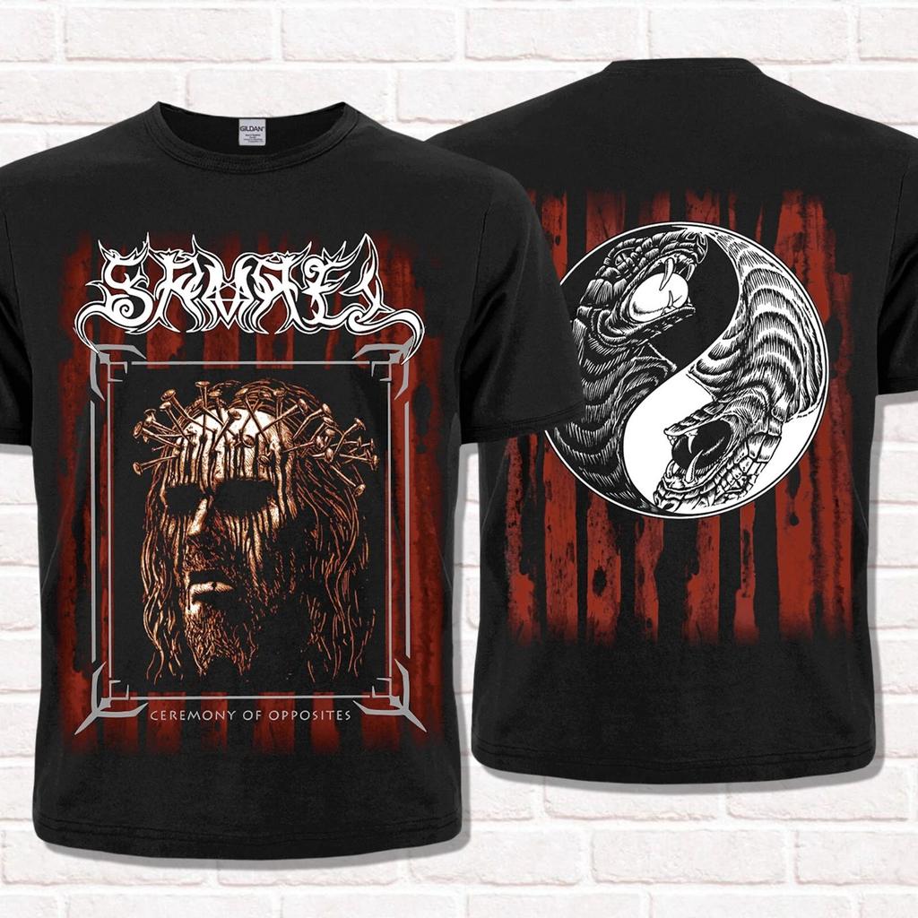 Футболка Samael Ceremony of Opposites 1994 Темный Метал Симфо Блэк Метал Топы Унисекс Хлопок Короткий Рукав Хай стрит
