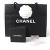 Отличные серьги CHANEL Круг с логотипом COCO стразы Серебристый металл AB9068 A22A Б/у