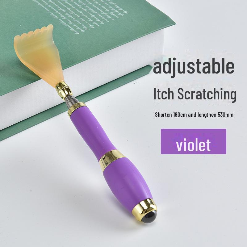 Телескопическая чесалка для спины из нержавеющей стали с магнитным массажем