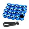 New 20 Pcs Screw Cover Anti-rust Bolt Rims Exterior Decoration Suitable Car Wheel Nut Caps Decorative