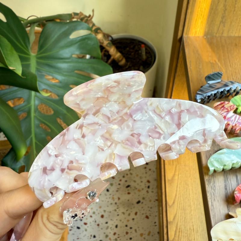 Acetate Hair Claw Clip 10.5cm Minimalist Geometric Pattern Updo Holder Sweet Cool Style Hair Grip Accessory for Women Unisex