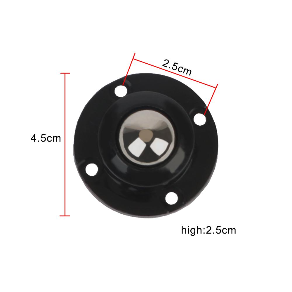 4 шт. мини-поворотные колеса из нержавеющей стали для настольных стульев, ролики с вращением на 360°, самоклеящиеся ролики, универсальное колесо