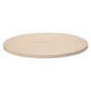 Pizza Stone, 381 mm Round Cordierite Pizza Stone, Extra Large Baking-Stone with Aluminum Peel, 17 mm Thickness Heat-Resistant Cooking Cordierite, for