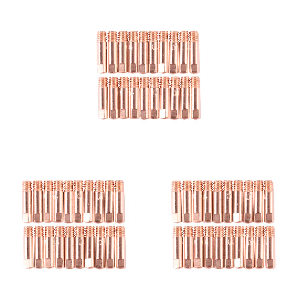 60 шт. 0,8/1/1,2 мм Газовое сопло MIG/MAG Сварочное сопло Контактные наконечники Газовый рассеиватель Соединитель Держатель Проводящее сопло Паяльные инструменты