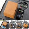 Блокиратор сигнала без ключа автомобиля, блокирующий локацию, противоугонный брелок, защита от радиации, мобильный телефон, RFID, ящик Фарадея