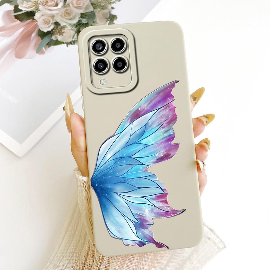 Чехол для Samsung Galaxy M33 M53 5G Милый Мультяшный Кот Ударопрочный Мягкий Силиконовый Чехол Для Samsung M33 M 53 Galaxy M53 5G Обложка