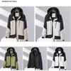 Spring Autumn New Hiking Jackets Men's Fashion Color Block Top Casual Sports Windproof and Waterproof Hooded Jacket